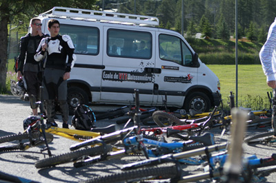 les stages tout compris de l'ecole de VTT Buissonnière