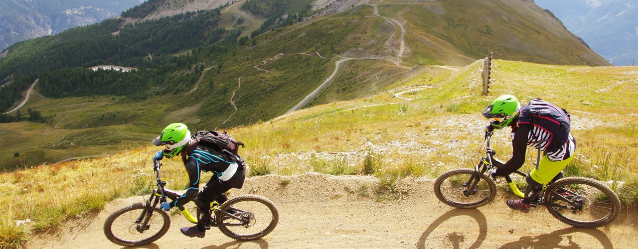 stages dans les bike parks des Alpes